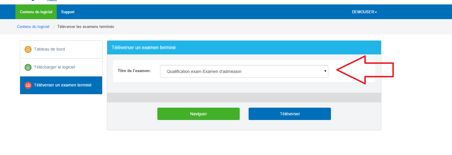 Drop Down French