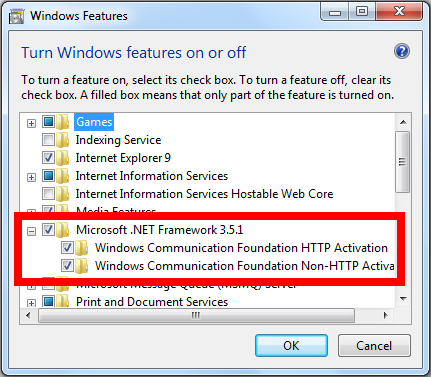 windows 7 net framework 4.5 error